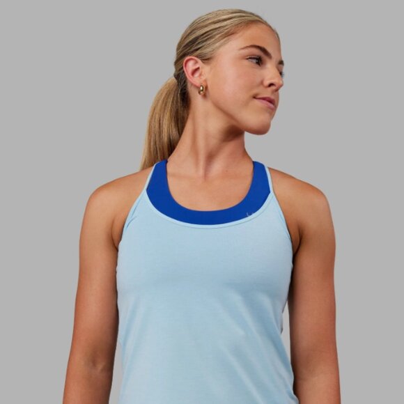 NWT LSKD Women’s Swift Active Tank Glacial Blue – Small - Picture 1 of 5